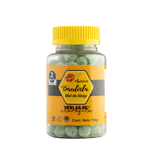 Frasco Perlas Clorofila 150grs