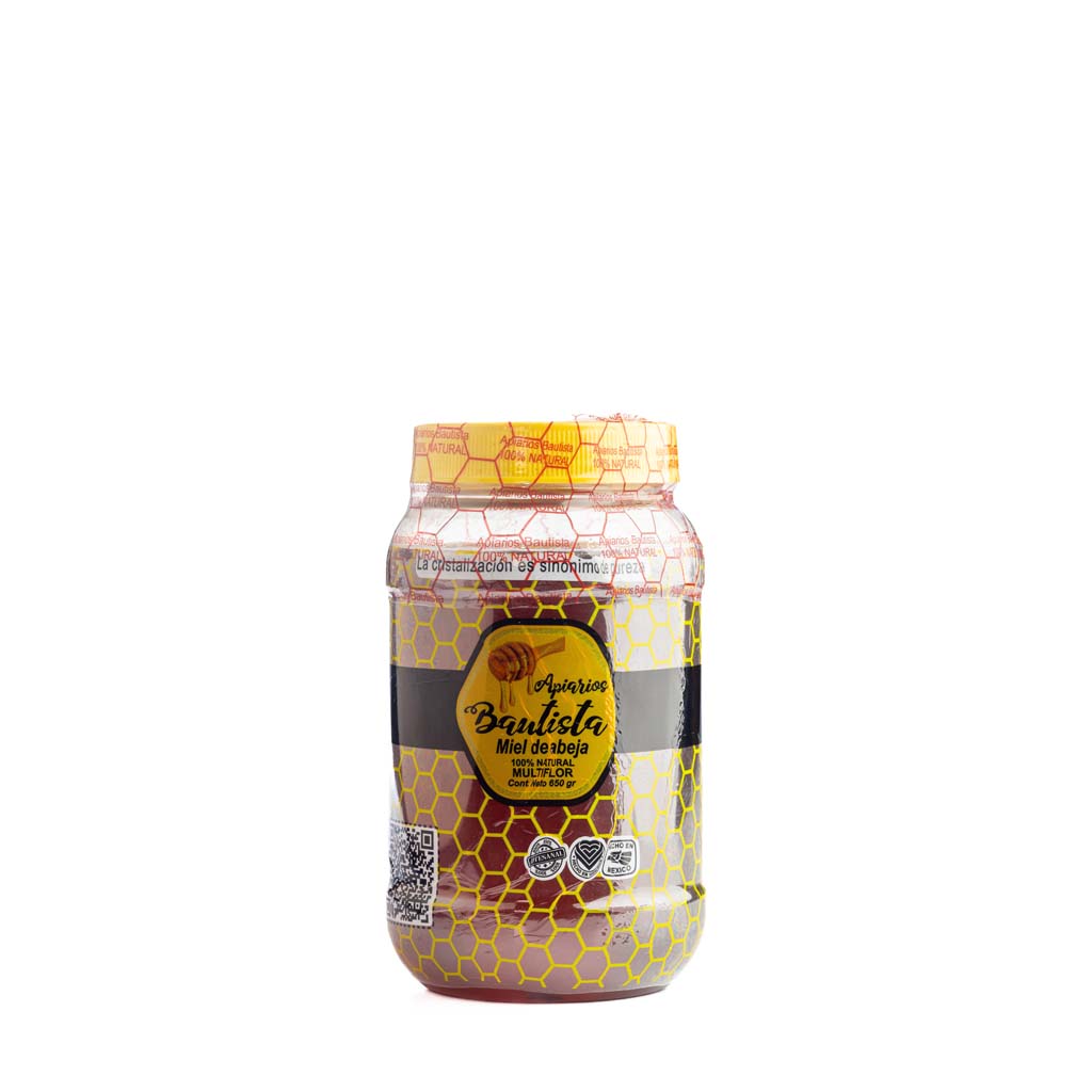Miel de Abeja Multiflor 650grs