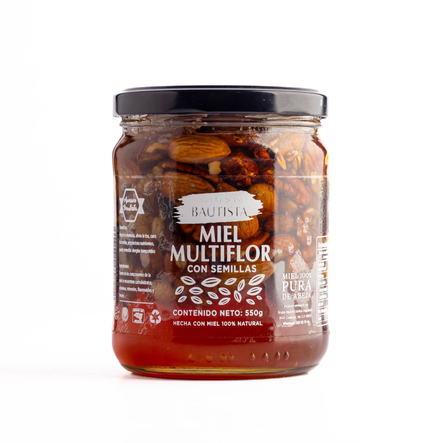 Miel Multiflor con Semillas Gourmet | 550 g