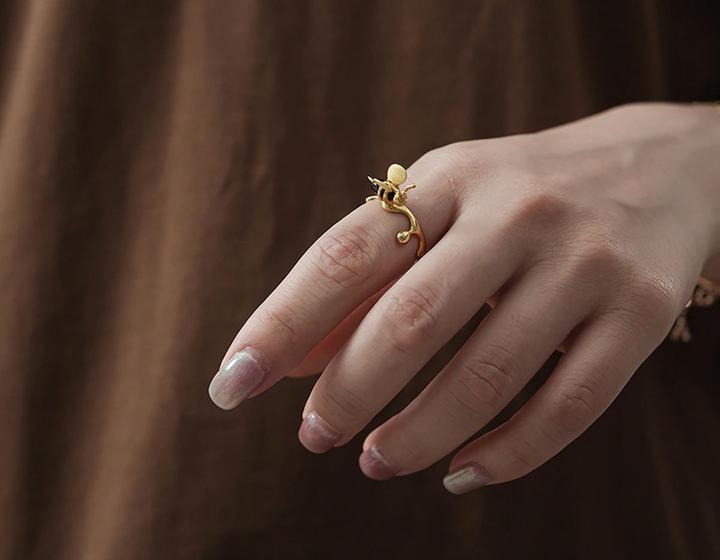 Anillo Abeja en Plata Esterlina 925